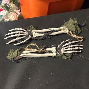 Michaels Skeleton Arm Decor with Olive Accents